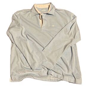 Van laack pullover light blue with white accents